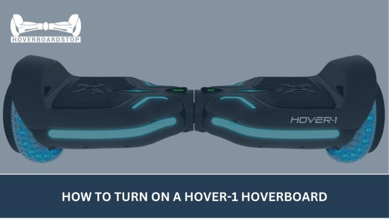 how to turn on a hover-1 hoverboard